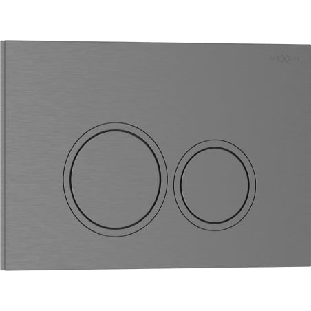Mexen Tex 01 splachovacie tlačidlo, gun gray brúsené - 6101-12