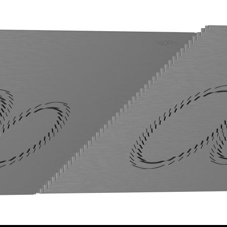 Mexen Tex 01 splachovacie tlačidlo, gun gray kartáčované - 6101-12