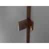 Mexen Lunar L Sprchové dvere pántové ľavé 90 cm, transparentné, ružové zlato - 834L-090-000-60-00-L