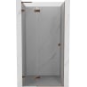 Mexen Lunar L sprchové dvere otváravé ľavé 100 cm, transparentné, ružové zlato - 834L-100-000-60-00-L