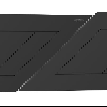 Mexen Tex 02 splachovací tlačidlo, čierna matná - 6102-02