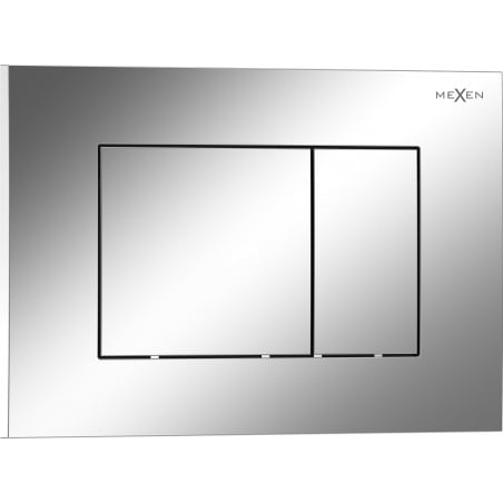 Mexen Tex 02 splachovacie tlačidlo, lesklý chróm - 6102-03
