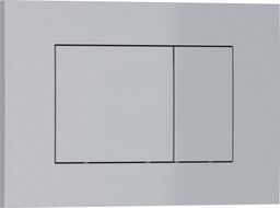 Mexen Tex 02 splachovacie tlačidlo, matný chróm - 6102-04