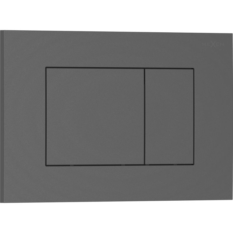 Mexen Tex 02 splachovací tlačidlo, šedá - 6102-05