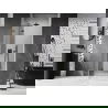 Mexen Lunar L sprchové dvere výklopné ľavé 70 cm, transparentné, gun gray brúsené - 834L-070-000-66-00-L