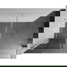 Mexen Kioto sprchová stena 70 x 200 cm, transparentnéné/čierny vzor 8 mm, biela - 800-070-101-20-77