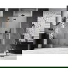 Mexen Lunar L sprchové dvere výkyvné ľavé 125 cm, transparentné, gun gray brúsené - 834L-125-000-66-00-L