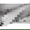 Mexen Lunar L sprchové dvere výkyvné ľavé 125 cm, transparentné, gun gray brúsené - 834L-125-000-66-00-L