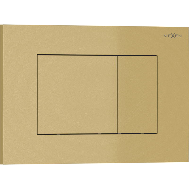 Mexen Tex 02 splachovacie tlačidlo, zlaté - 6102-06