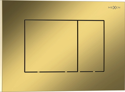 Mexen Tex 02 splachovací tlačidlo, zlatý šampanský lesklý - 6102-08