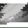 Mexen Kioto sprchová stena 100 x 200 cm, transparentnéné/čierny vzor 8 mm, biela - 800-100-101-20-78