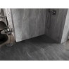 Mexen Lunar L sprchová stena Walk-in pravá 100 x 200 cm, priehľadná 8 mm, gun gray brúsená - 830L-100-000-66-00-P