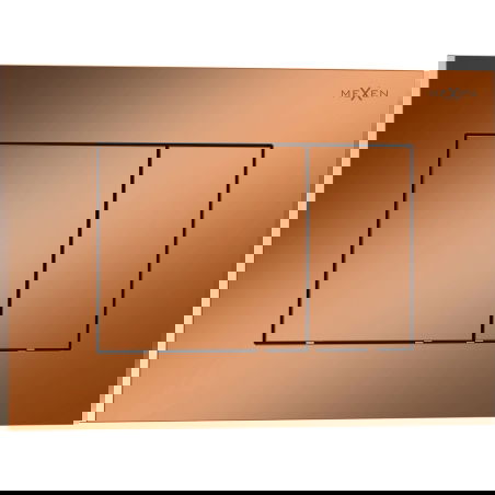 Mexen Tex 02 splachovač, ružové zlato lesklé - 6102-09