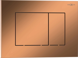 Mexen Tex 02 splachovač, ružové zlato lesklé - 6102-09