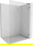 Mexen Lunar L sprchová stena Walk-in pravá 120 x 200 cm, priehľadná 8 mm, brúsená gun gray - 830L-120-000-66-00-P