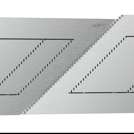 Mexen Tex 02 splachovacie tlačidlo, brúsený nikel - 6102-10