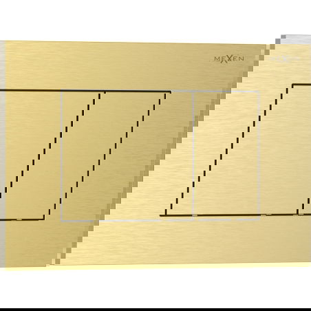 Mexen Tex 02 splachovací tlačidlo, zlatý brúsený - 6102-11