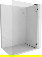 Mexen Lunar L sprchová stena Walk-in pravá 50 x 200 cm, transparentná 8 mm, čierna - 830L-050-000-70-00-P
