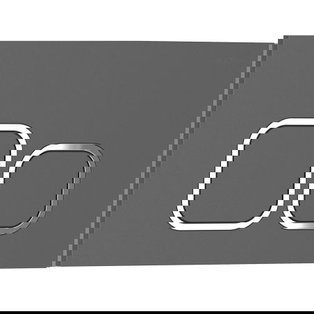 Mexen Tex 03 splachovací tlačidlo, sivá - 6103-05