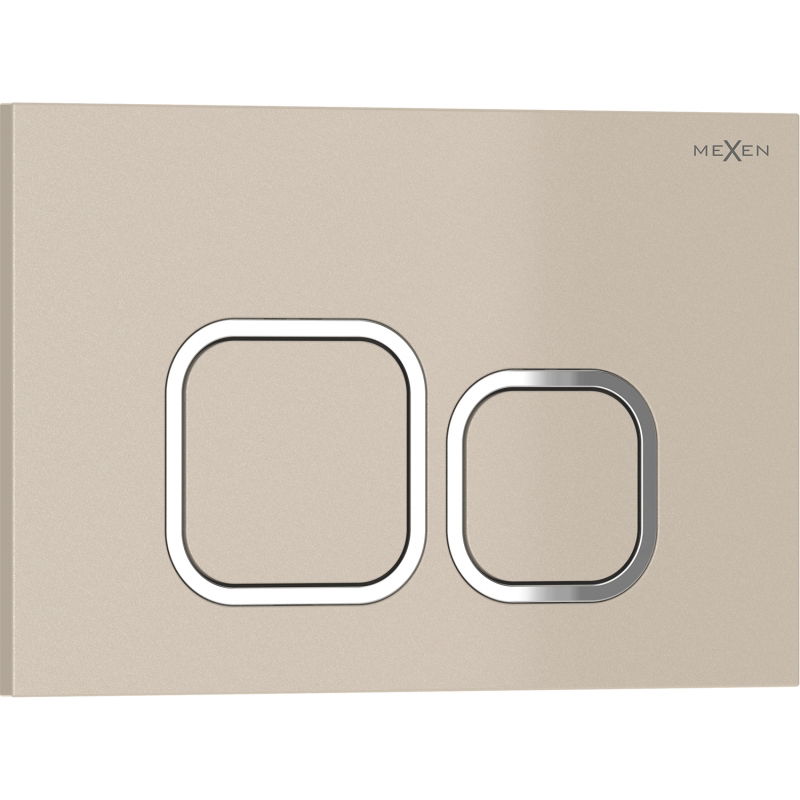 Mexen Tex 03 splachovací tlačidlo, béžové - 6103-07