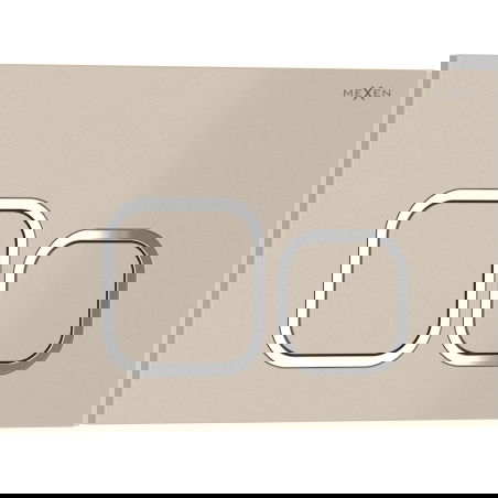 Mexen Tex 03 splachovací tlačidlo, béžové - 6103-07