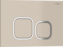 Mexen Tex 03 splachovací tlačidlo, béžové - 6103-07