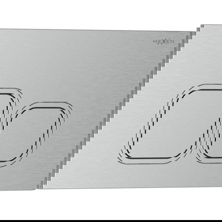 Mexen Tex 03 splachovací tlačidlo, kartáčovaný nikel - 6103-10