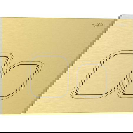 Mexen Tex 03 splachovacie tlačidlo, brúsené zlato - 6103-11