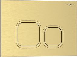 Mexen Tex 03 splachovacie tlačidlo, brúsené zlato - 6103-11