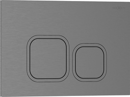 Mexen Tex 03 splachovacie tlačidlo, kartáčovaná gun gray - 6103-12