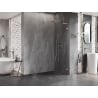 Mexen Lunar L sprchová stena Walk-in pravá 70 x 200 cm, transparentná 8 mm, brúsený nikel - 830L-070-000-97-00-P