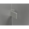 Mexen Lunar L sprchová stena Walk-in pravá 70 x 200 cm, transparentná 8 mm, brúsený nikel - 830L-070-000-97-00-P