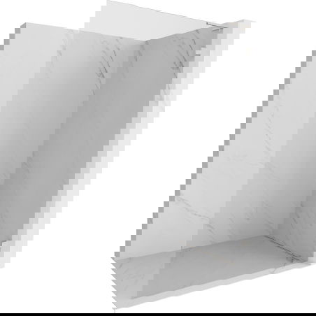 Mexen Lunar L Sprchová stena Walk-in pravá 110 x 200 cm, priehľadná 8 mm, kartáčovaný nikel - 830L-110-000-97-00-P