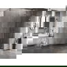 Mexen Lunar L Sprchová stena Walk-in pravá 110 x 200 cm, priehľadná 8 mm, kartáčovaný nikel - 830L-110-000-97-00-P