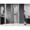 Mexen Lunar L sprchové dvere otváracie ľavé 110 cm, transparentné, gun metal - 834L-110-000-95-00-L
