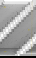 Mexen Lunar-B sprchové dvere výkyvné ľavé 70 cm, transparentné, zlaté - 832-070-000-50-00-L