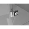 Mexen Lunar L sprchové dvere výklopné pravé 80 cm, transparentné, chróm - 834L-080-000-01-00-P