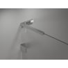 Mexen Lunar L sprchové dvere otočné pravé 110 cm, transparentné, chróm - 834L-110-000-01-00-P