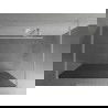 Mexen Kioto voľne stojaca sprchová stena 110 x 200 cm, grafitová čierna 8 mm, biela - 800-110-002-20-40