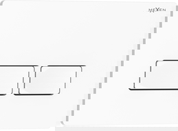 Mexen Tex 04 splachovací tlačidlo, biely lesklý - 6104-01