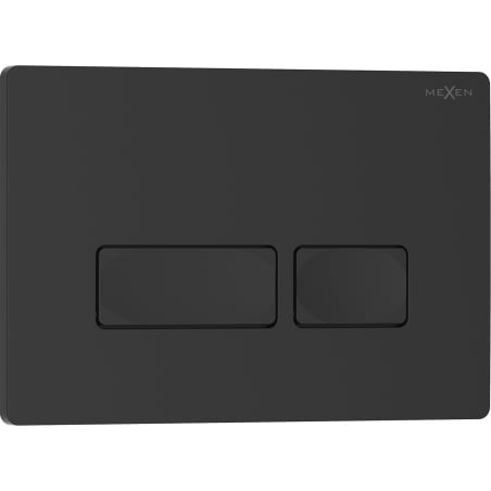 Mexen Tex 04 splachovacie tlačidlo, čierny mat - 6104-02