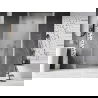 Mexen Lunar-B sprchové dvere otváracie ľavé 90 cm, transparentné, brúsený nikel - 832-090-000-97-00-L