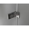 Mexen Lunar-F sklápacie sprchové dvere ľavé 60 cm, transparentné, chróm - 836-060-000-01-00-L