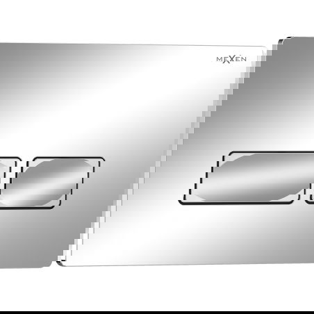 Mexen Tex 04 splachovací tlačidlo, lesklý chróm - 6104-03