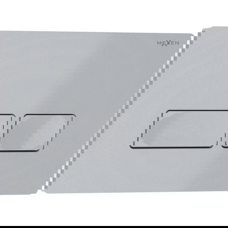 Mexen Tex 04 splachovacie tlačidlo, matný chróm - 6104-04