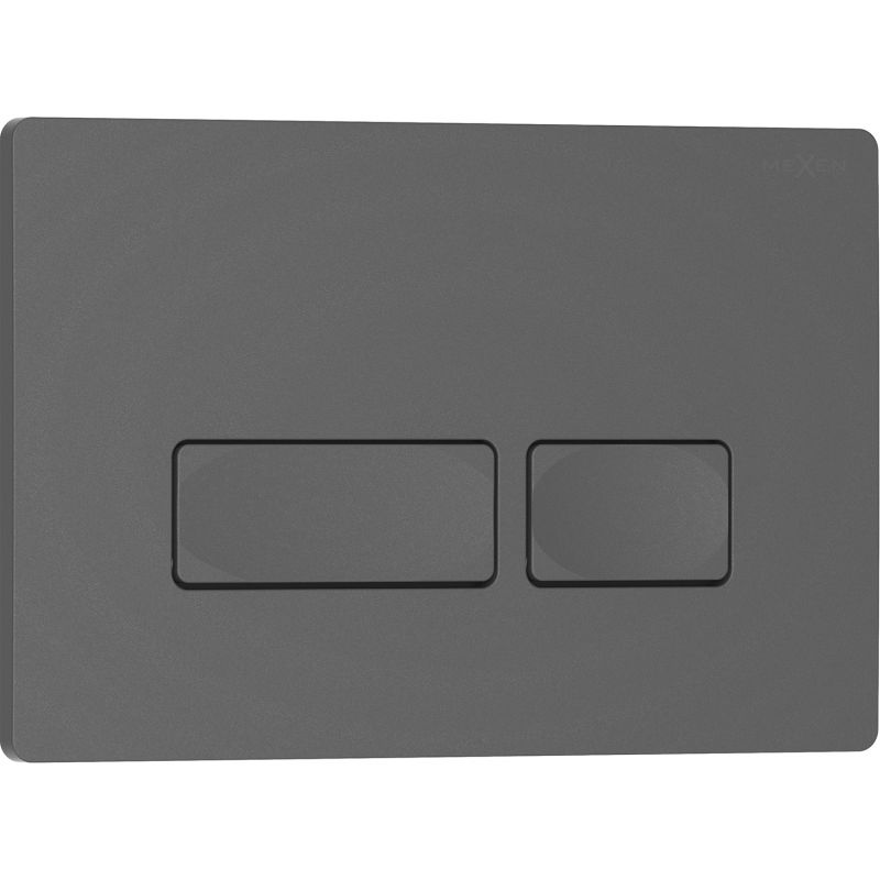 Mexen Tex 04 splachovacie tlačidlo, sivé - 6104-05