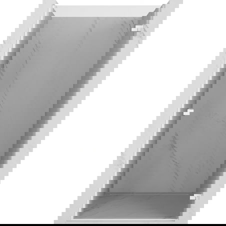 Mexen Lunar-B sprchové dvere výklopné pravé 75 cm, transparentné, biele - 832-075-000-20-00-P