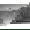 Mexen Kioto voľne stojaca sprchová stena 140 x 200 cm, transparentnéné/čierny vzor 8 mm, biela - 800-140-002-20-77