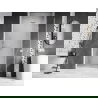 Mexen Lunar-B sprchové dvere výklopné pravé 100 cm, priehľadné, biele - 832-100-000-20-00-P