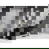 Mexen Lunar-B sprchové dvere výklopné pravé 95 cm, priehľadné, zlaté - 832-095-000-50-00-P